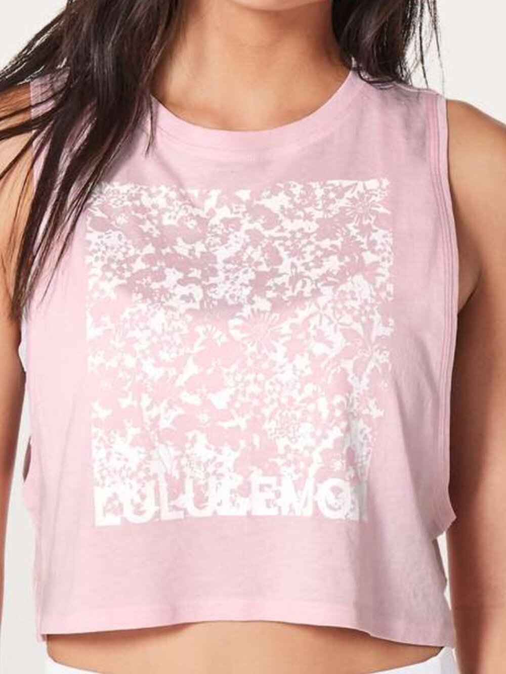 Lululemon Expression Muscle Love Crop Tank size 6